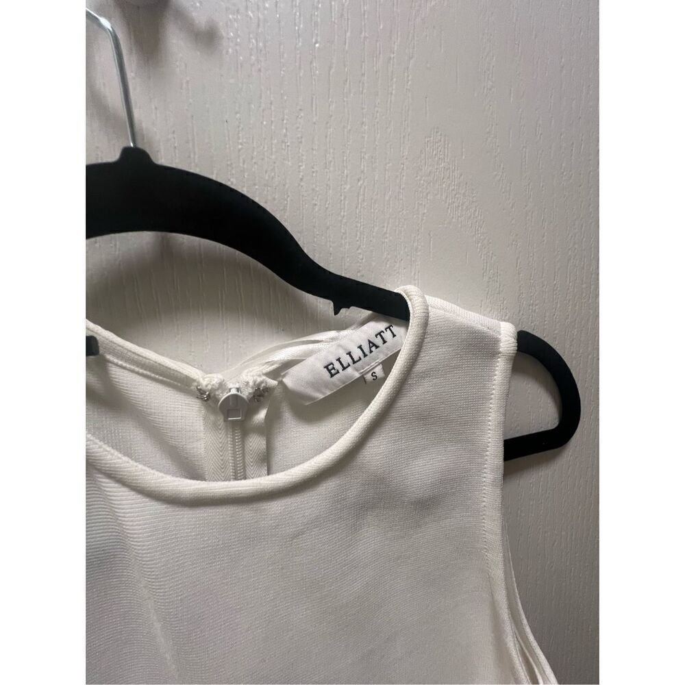 Elliatt Hensley Gown Dress Ivory Evening Maxi Dress size S Bridal Bachelorette - Picture 7 of 7